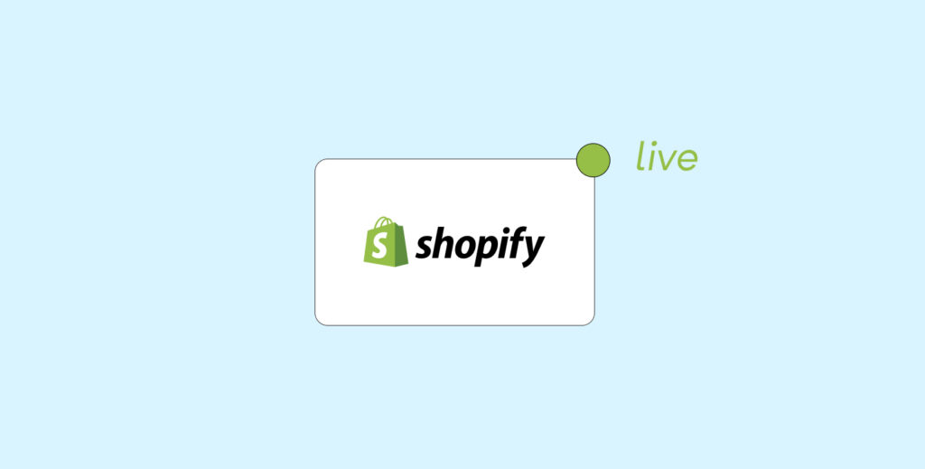 Shopify website